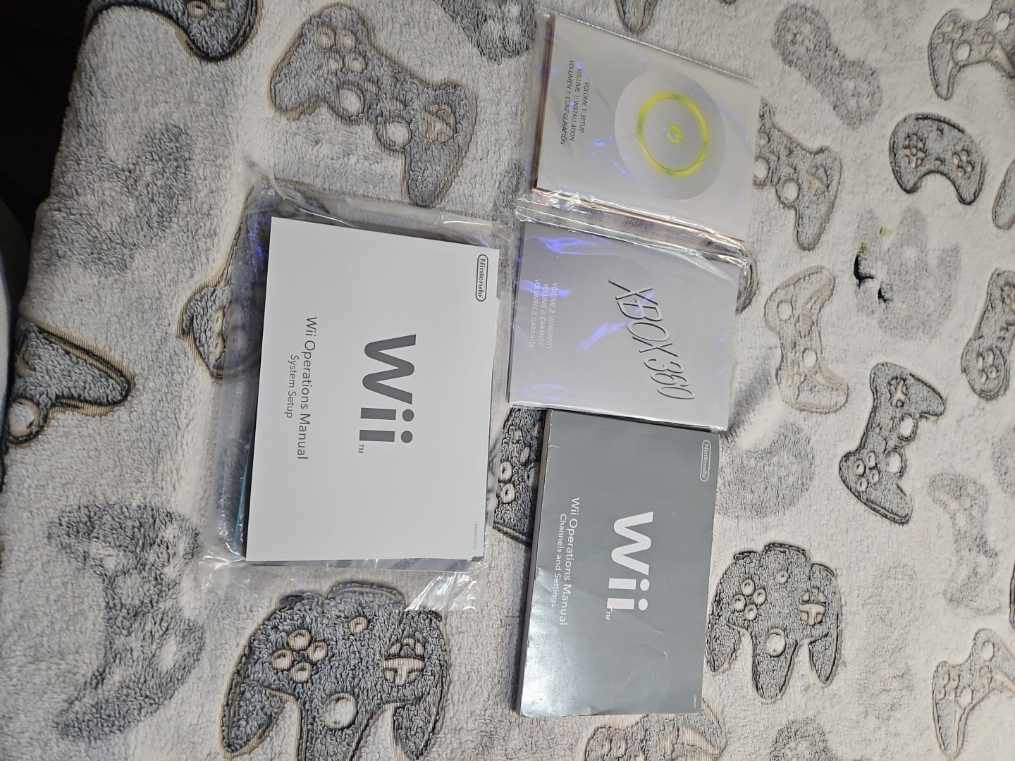 Nintendo wii, Xbox 360 manaual