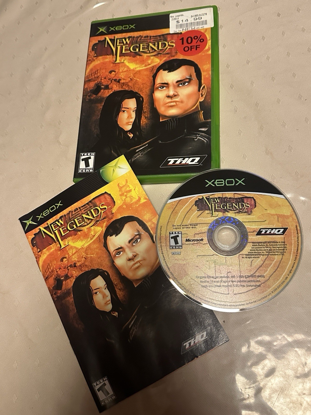 Microsoft Xbox Game Bundle – Assorted Games – Dark Cloud Jade Empire True Crime