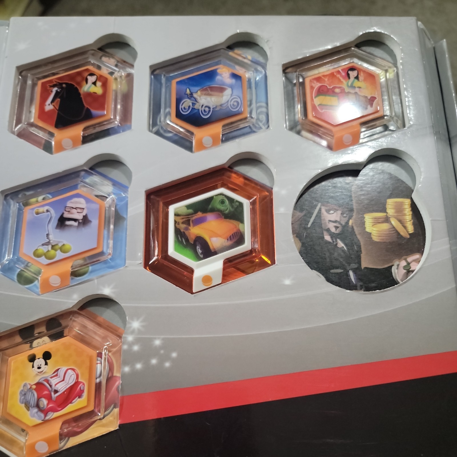 Disney Infinity Series 1 Power Disc Album With 17 Discs