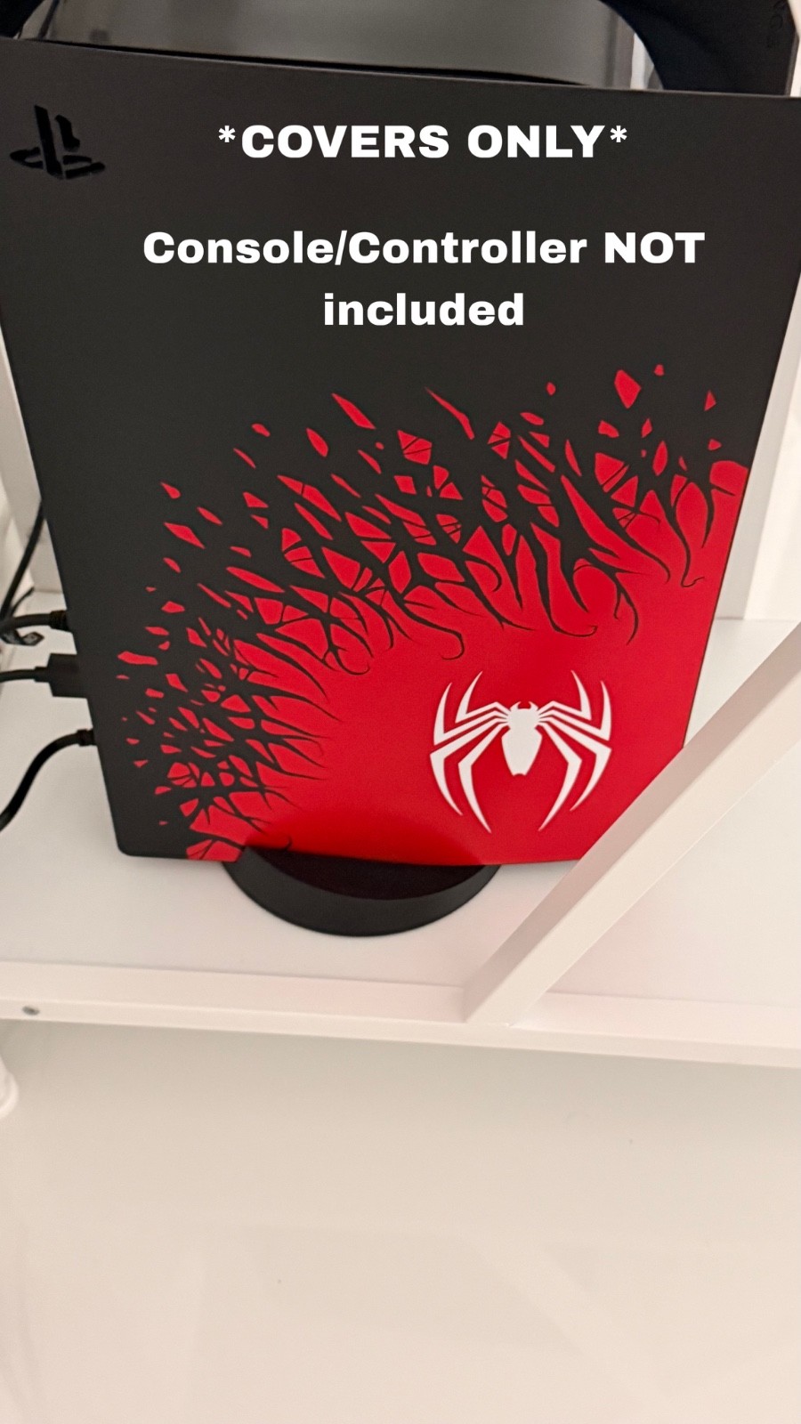 ⁠ORIGINAL PlayStation 5 Spider-Man 2 Disc Faceplates *COVERS ONLY*