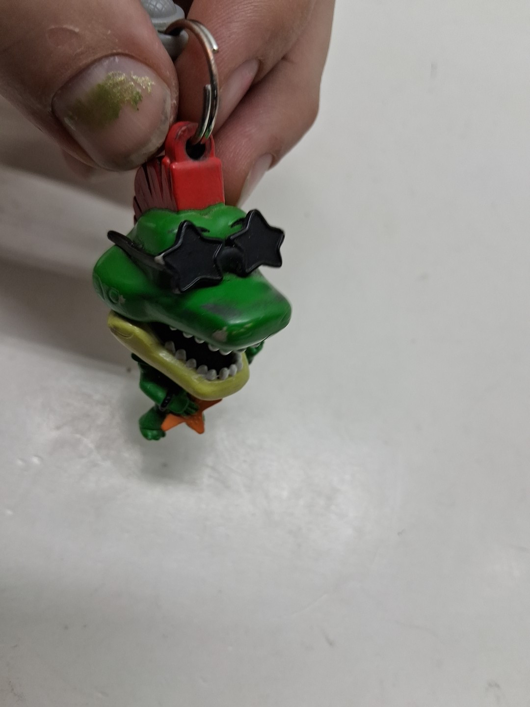 FNAF FRIDAY NIGHT at FREDDY’s CROCODILE Keychain Backpack Hanger Clip-On Figure