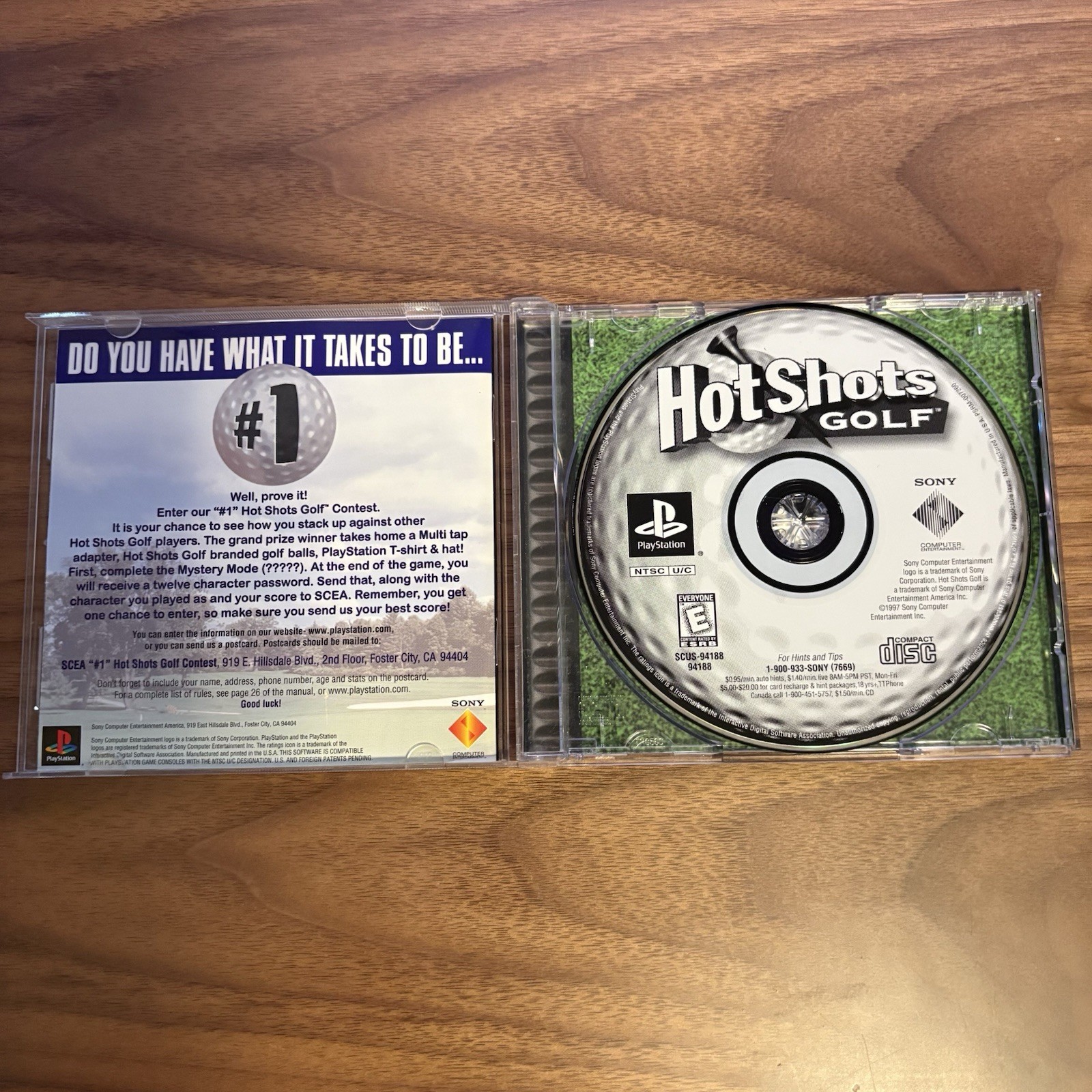 Hot Shots Golf (Sony PlayStation 1, 1998) CIB