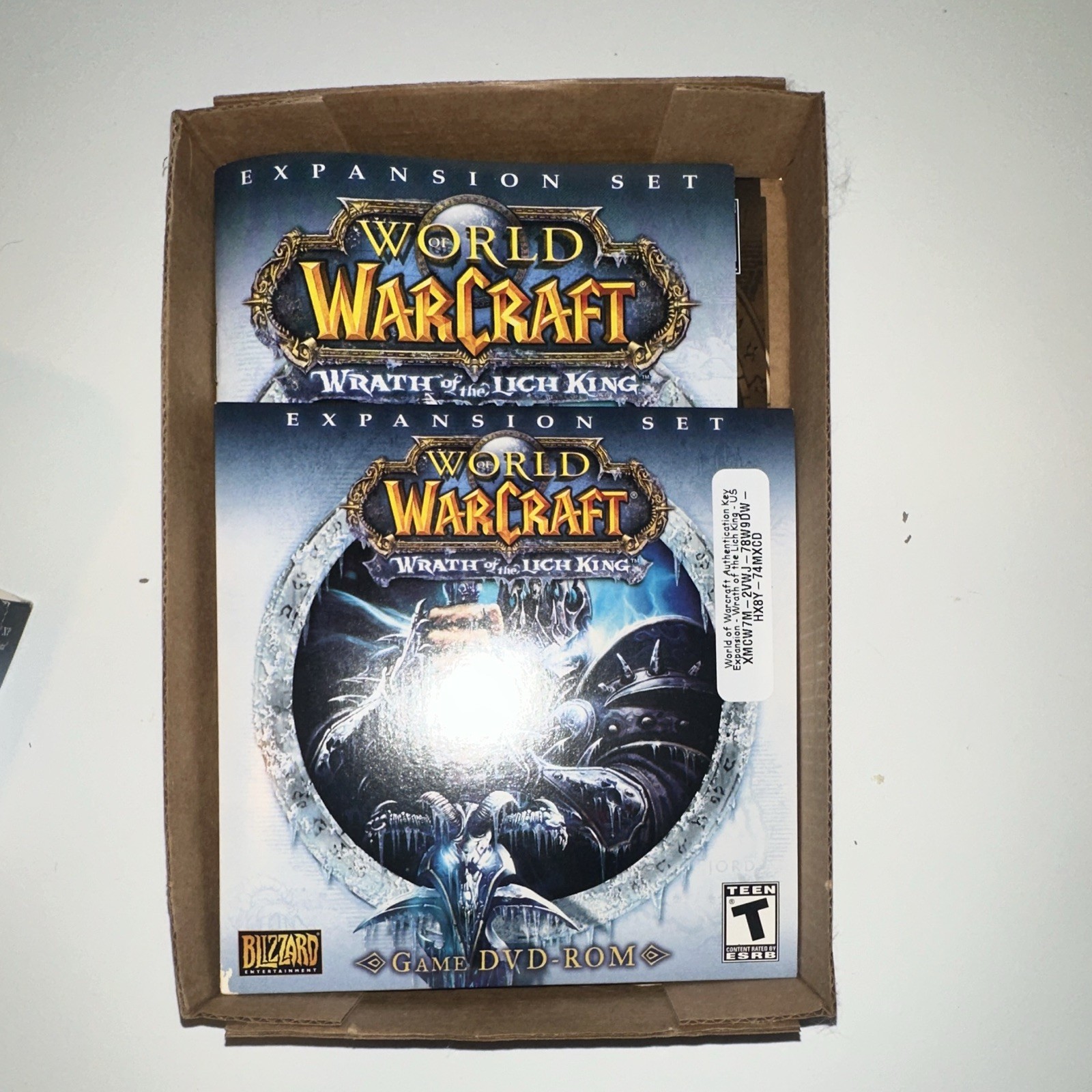 Blizzard World of Warcraft Wrath of the Lich King Expansion PC DVD-ROM w/ Pass
