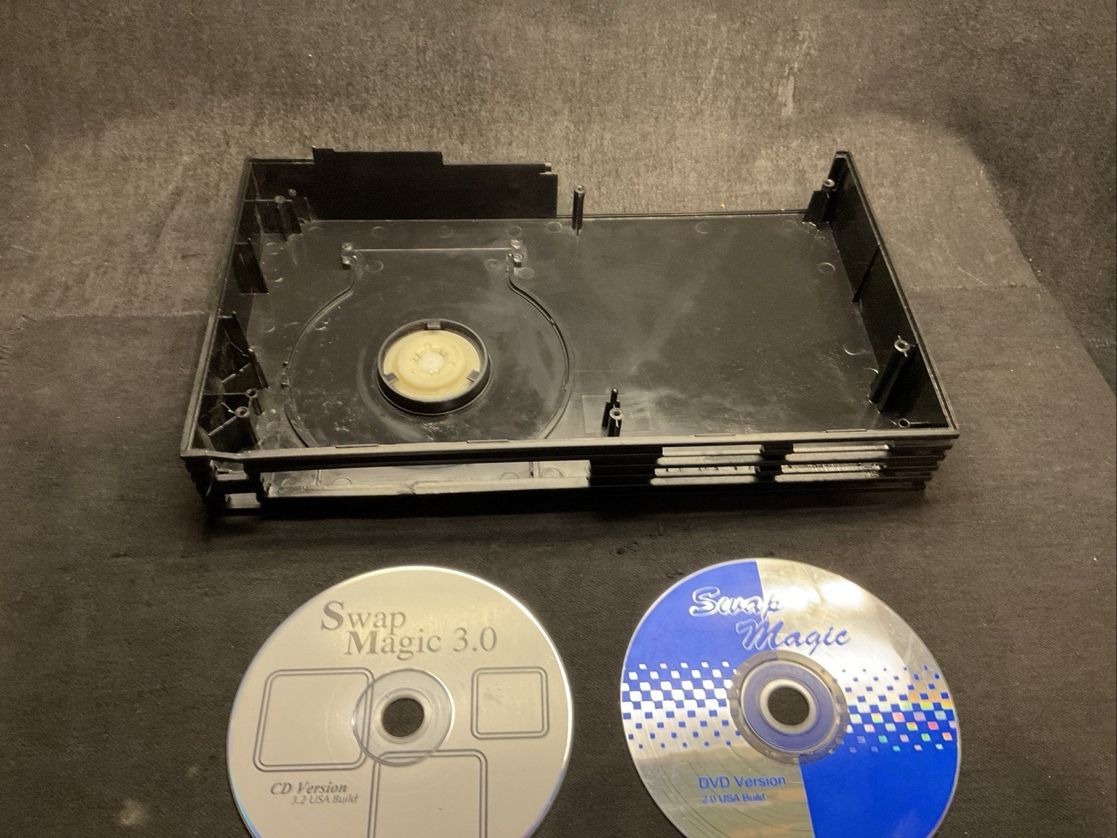 Original PlayStation 2 fliptop with Swap Magic DVD 2.0 & Swap Magic CD 3.0