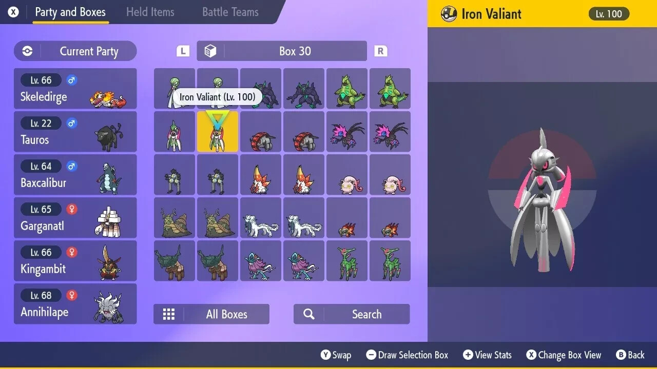 Any Pokemon 6IV / Shiny / Custom for Scarlet and Violet