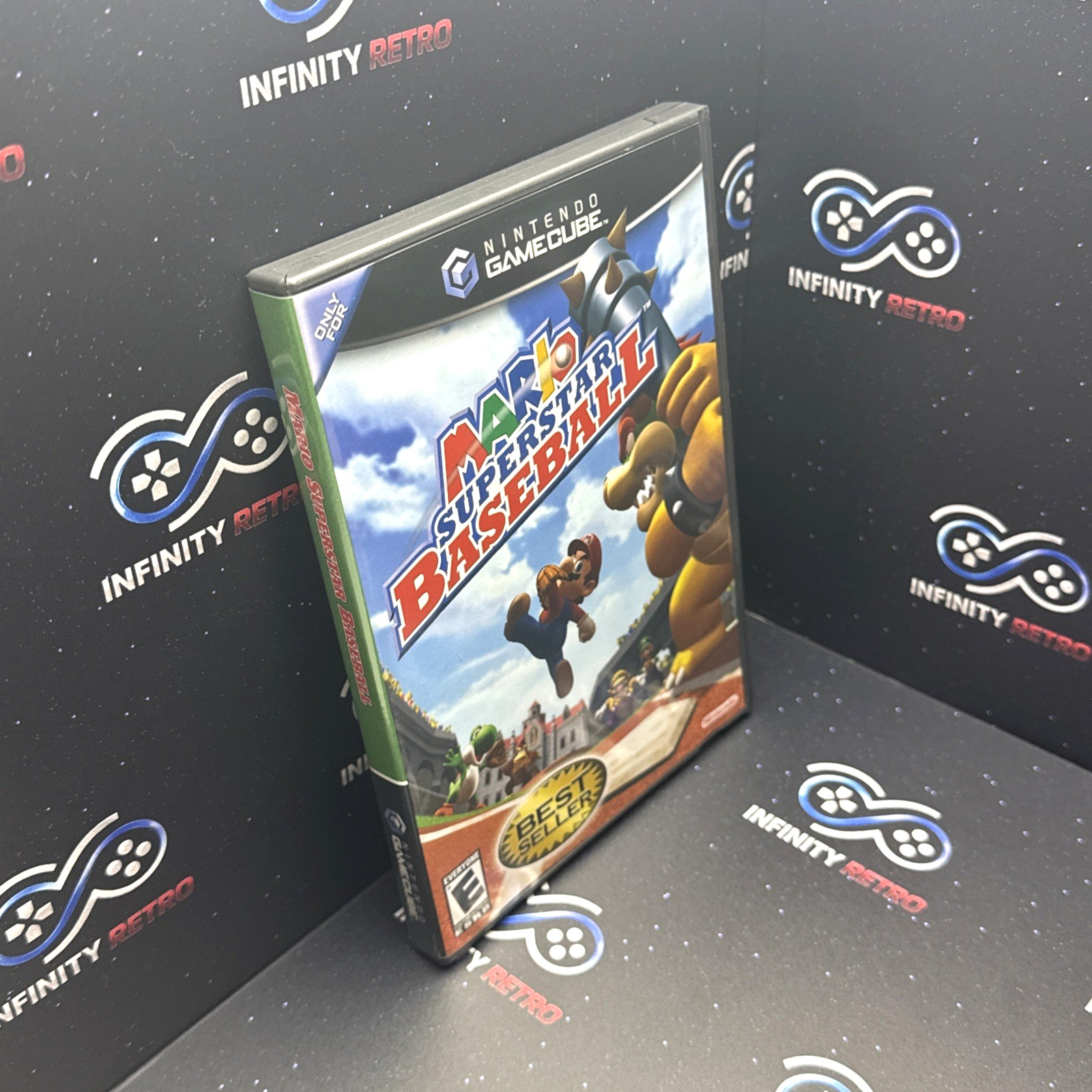Mario Superstar Baseball Nintendo GameCube CIB Refurbished Tested Free Shipping