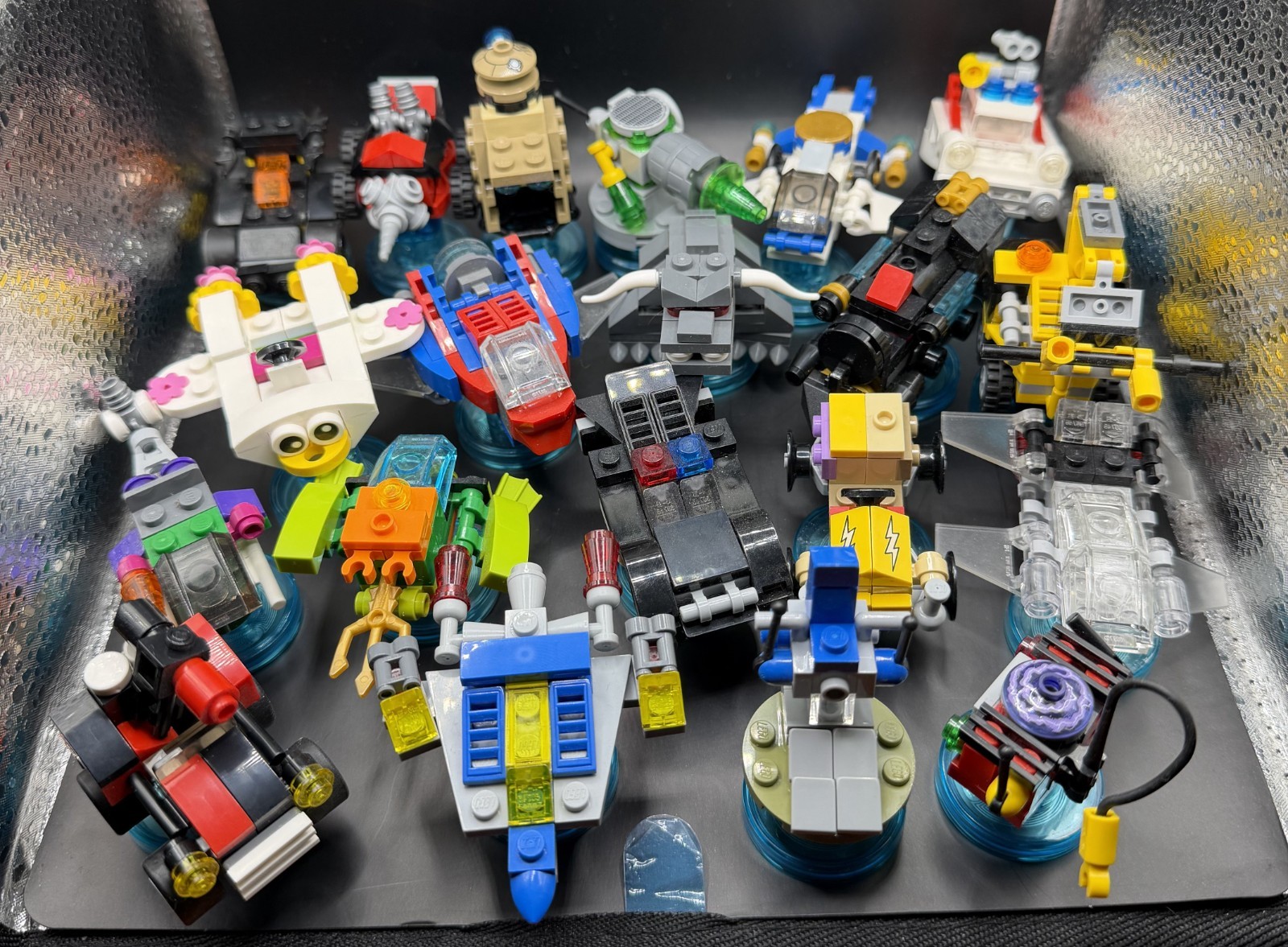 LEGO Dimensions Lot of Character Figures Vehicles and Games
