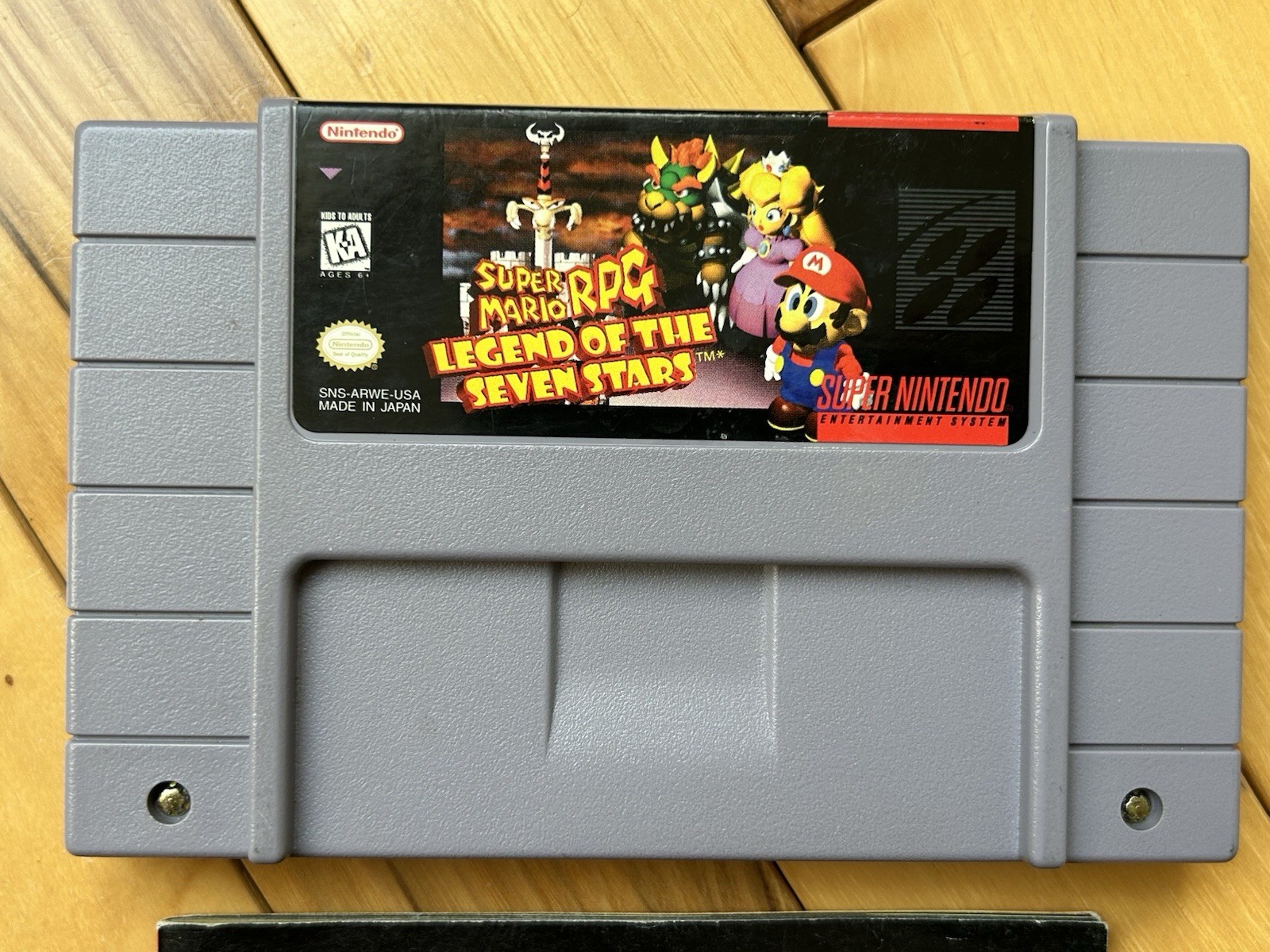 Super Mario RPG Legend of the Seven Stars Super Nintendo SNES Authentic w/manual