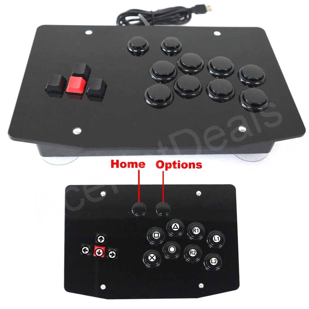 RAC-J500K-P4 Keyboard Arcade Fight Stick Game Controller Joystick for PS4/PC