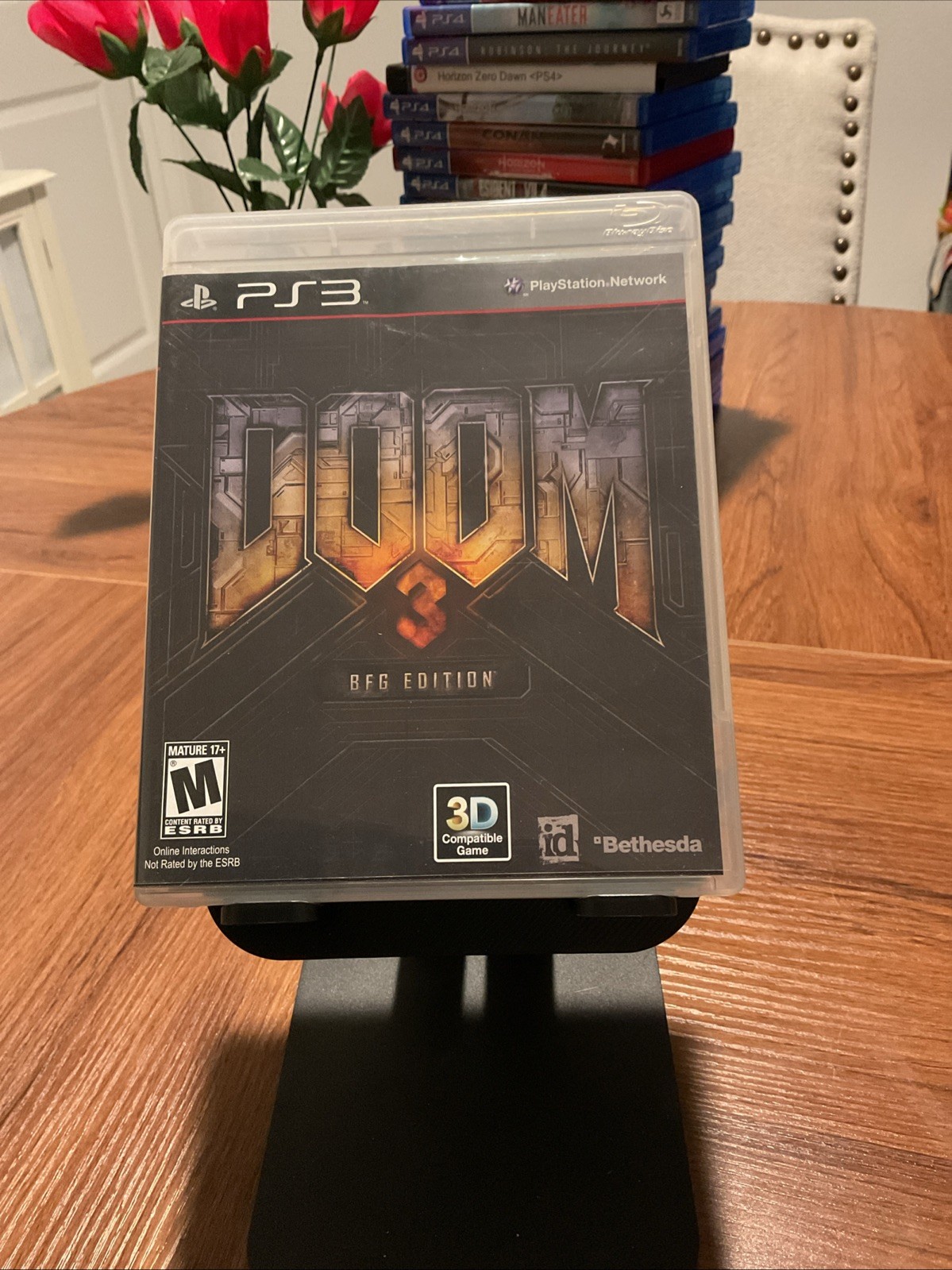 Doom 3 BFG Edition Sony PlayStation 3 Bethesda complete CIB PS3