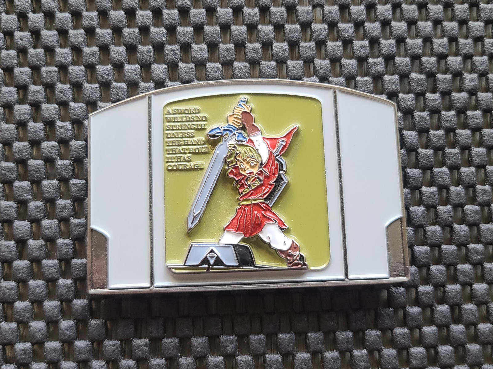 Legend of Zelda Ocarina of Time Challenge Coin Medal Nintendo 64 Promo US NAVY R