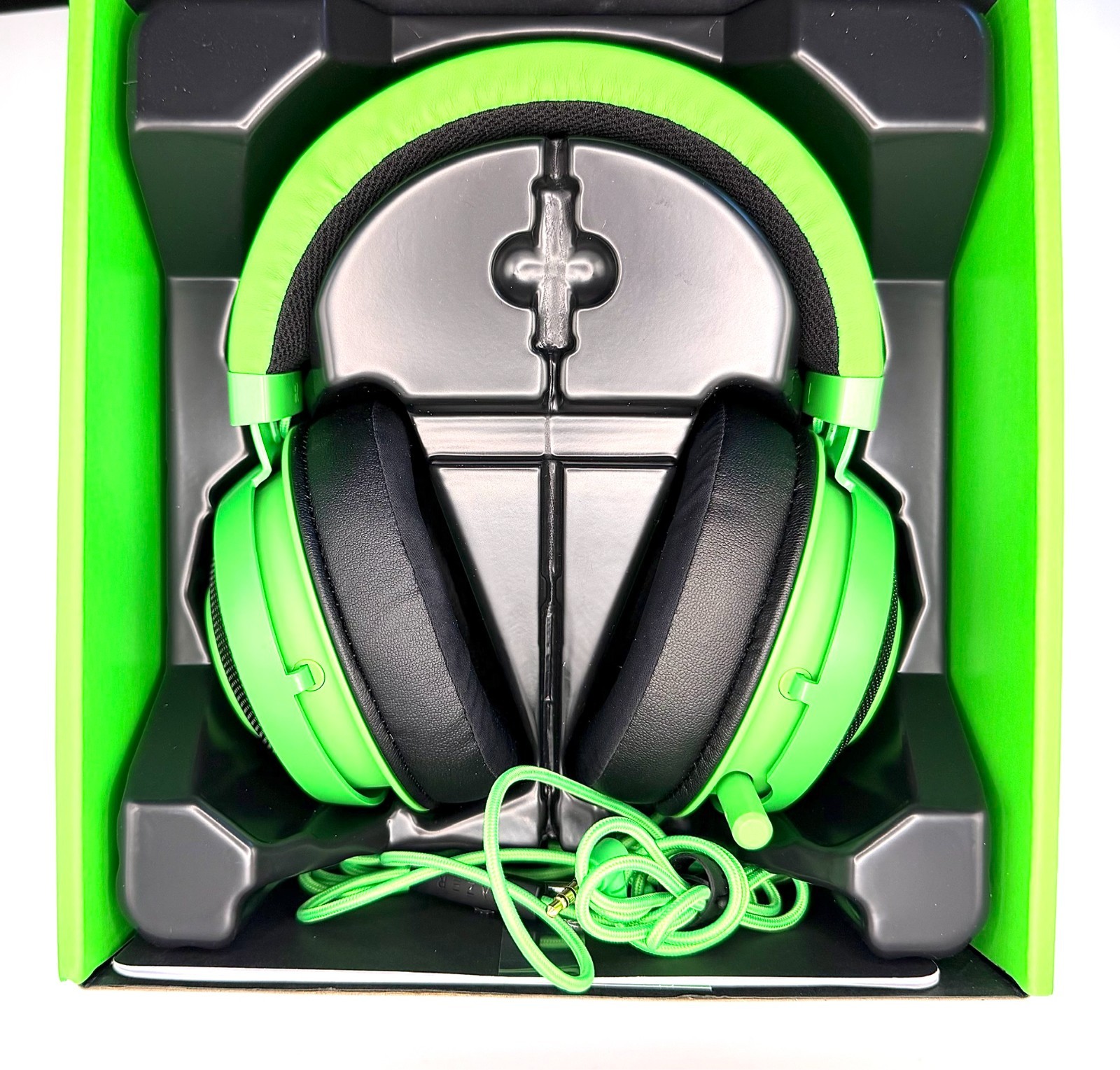 Razer Kraken Wired Gaming Headset Green Black – RZ04-02830200-R3U1 New Open Box