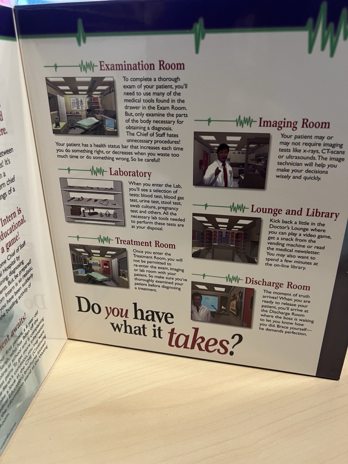 IBM Emergency Room & ER Intern CD‑ROM PC Game Vintage Medical Simulation