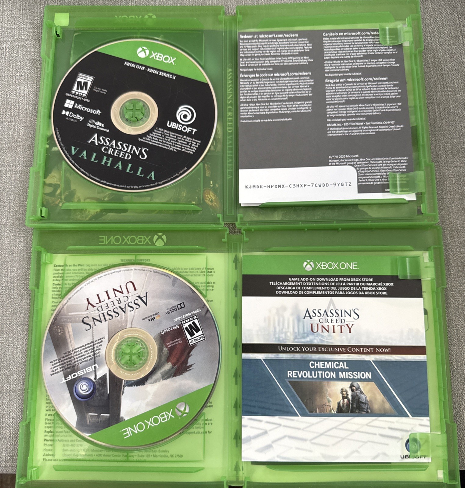 Xbox One Assassin’s Creed Game Lot Valhalla Odyssey Syndicate Tested