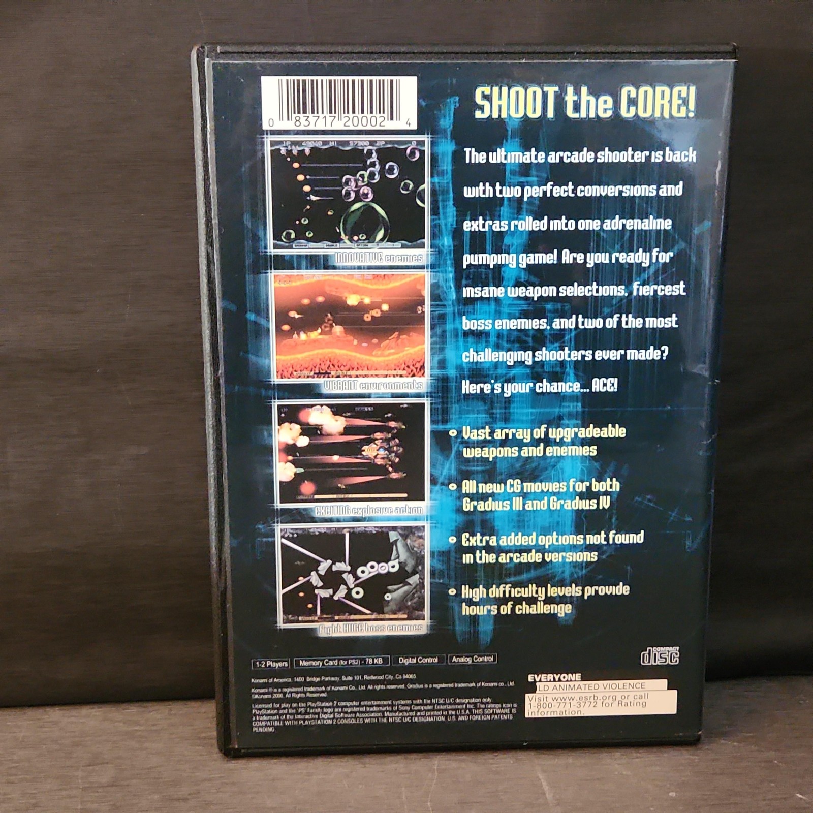 Gradius III 3 And IV 4 PlayStation 2 PS2 Game CIB