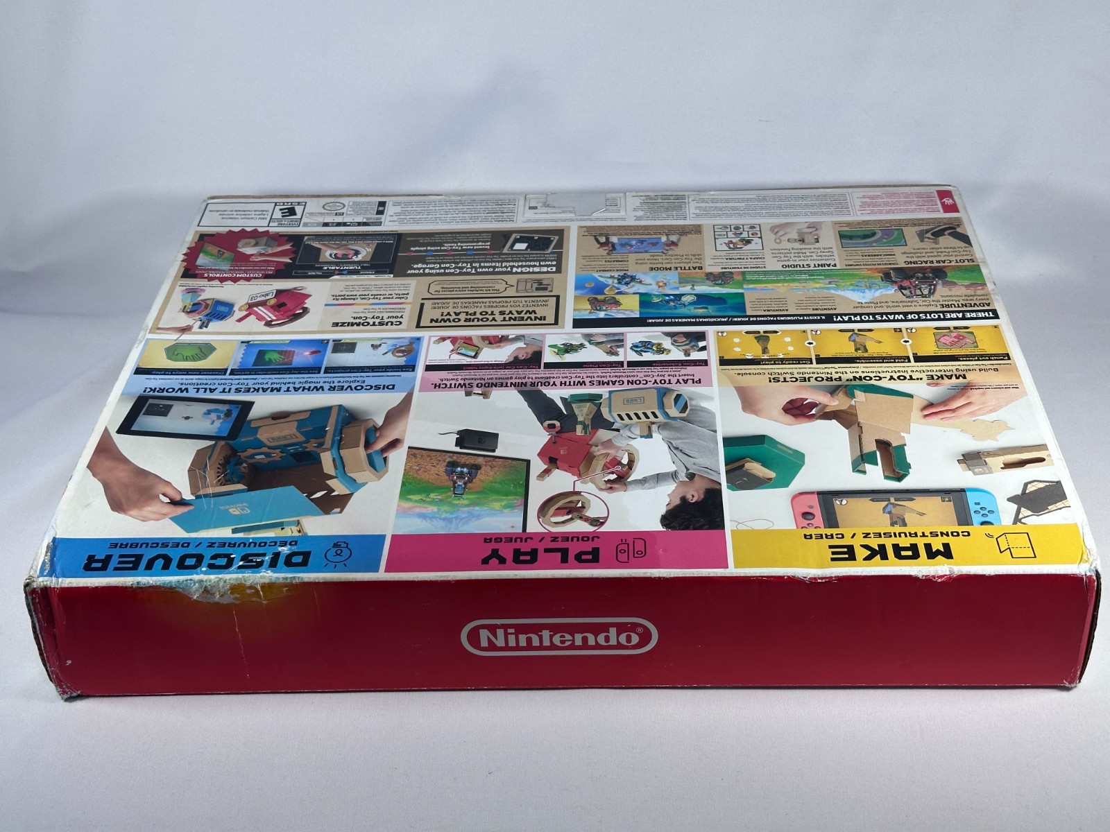 Nintendo Labo Toy Con 03 Vehicle Kit Nintendo Switch Cardboard Set Open Box