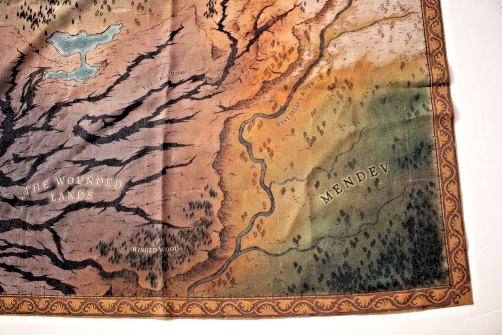 CLOTH MAP WORLDWOUND PATHFINDER WRATH OF THE RIGHTEOUS COLLECTOR’S ED. 33″X27″