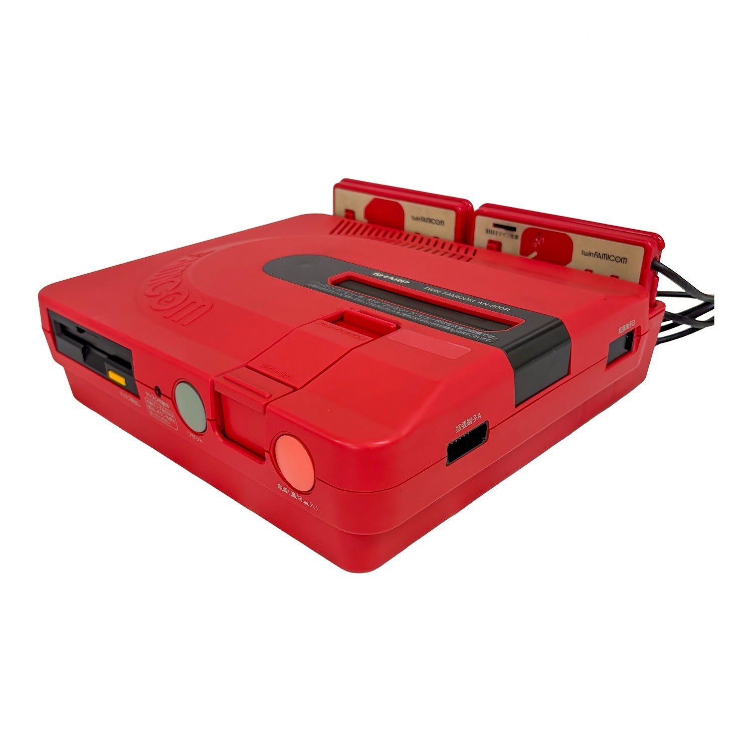 Sharp Twin Famicom Console RED AN-500 New Belt Replaced Tested Console mario2