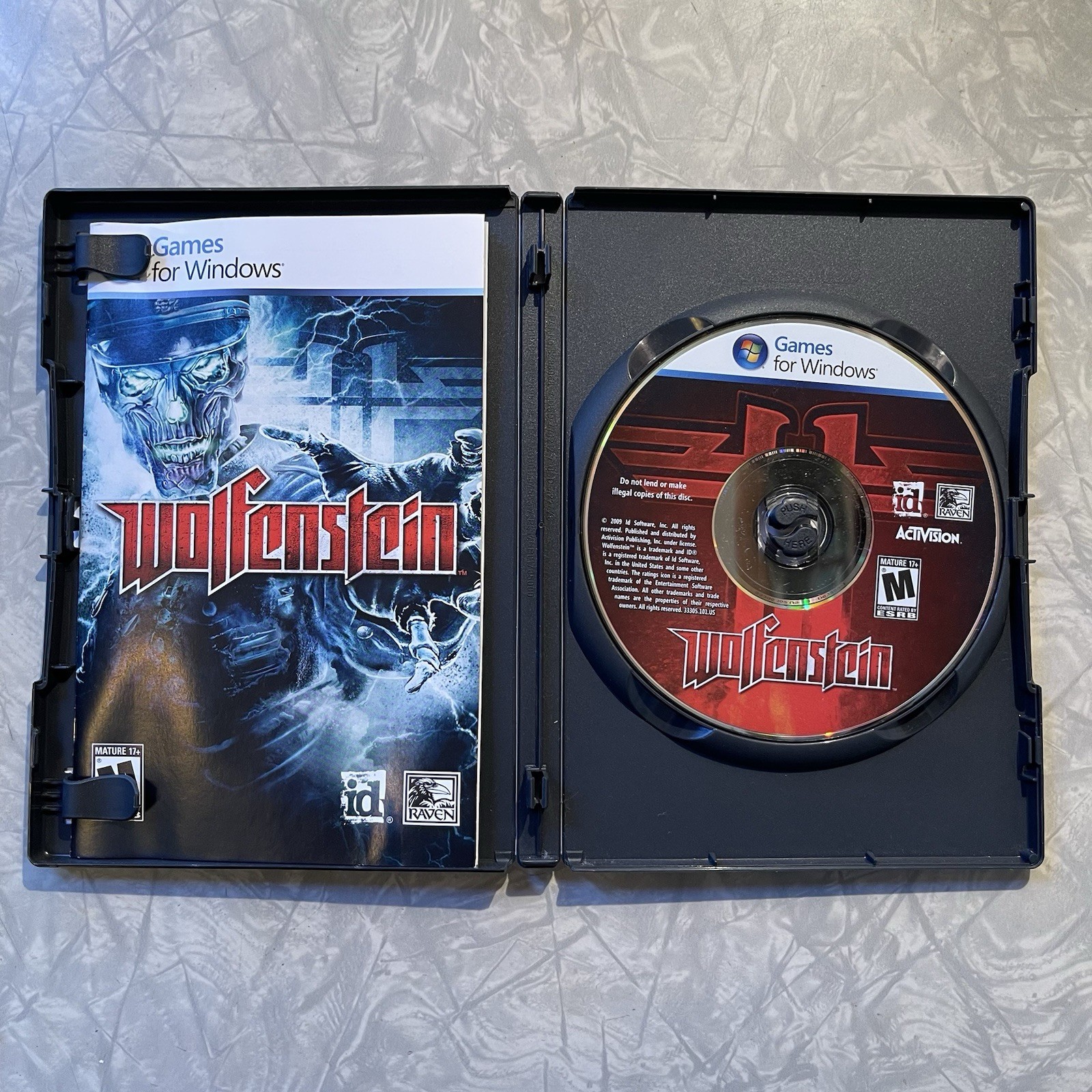 Wolfenstein (2009) PC DVD Games For Windows + Manual 33305
