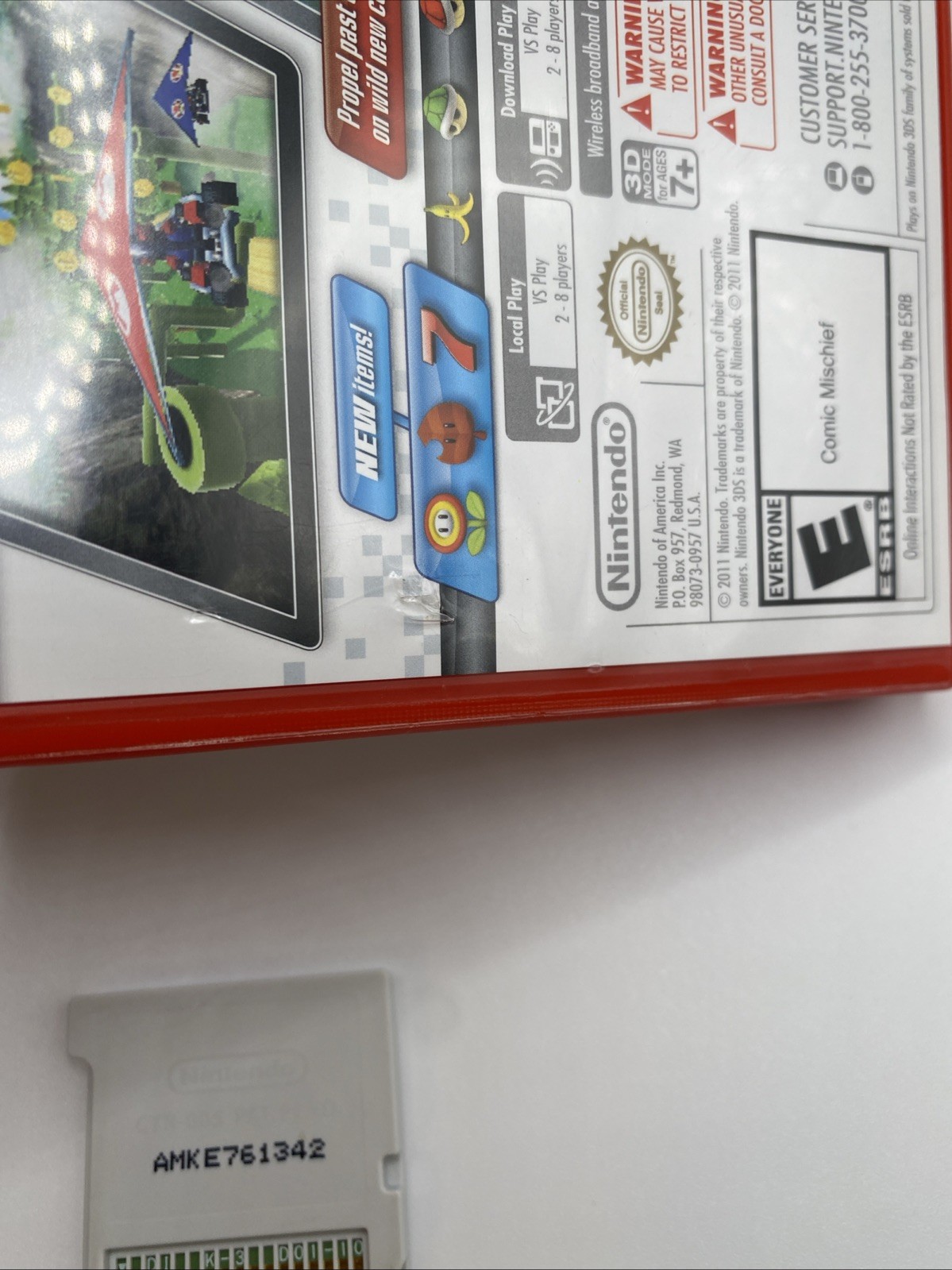 Mario Kart 7 – Nintendo 3DS Tested, Working, Game & Case