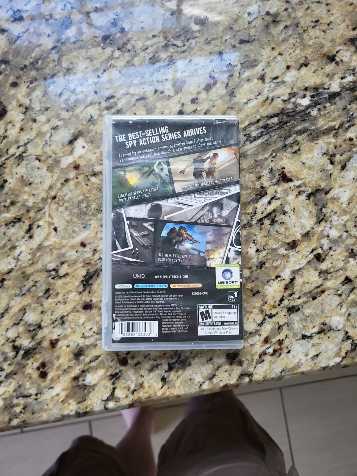 Tom Clancy’s Splinter Cell Essentials PSP (Sony PlayStation Portable, 2006)