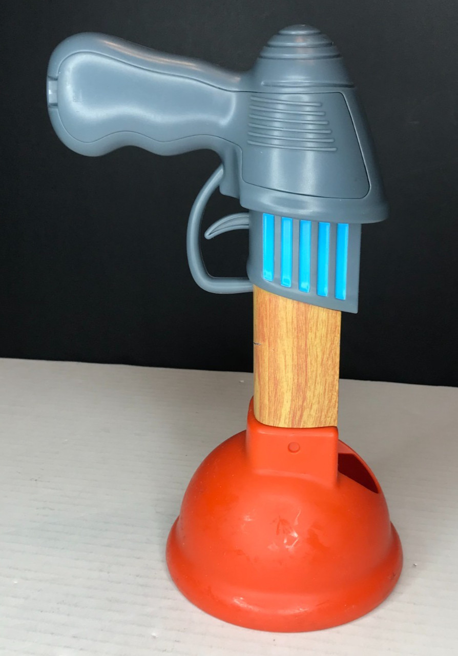 RARE Plunger Gun Rayman Raving Rabbids Nintendo Wii Pistola Fucile MadCatz