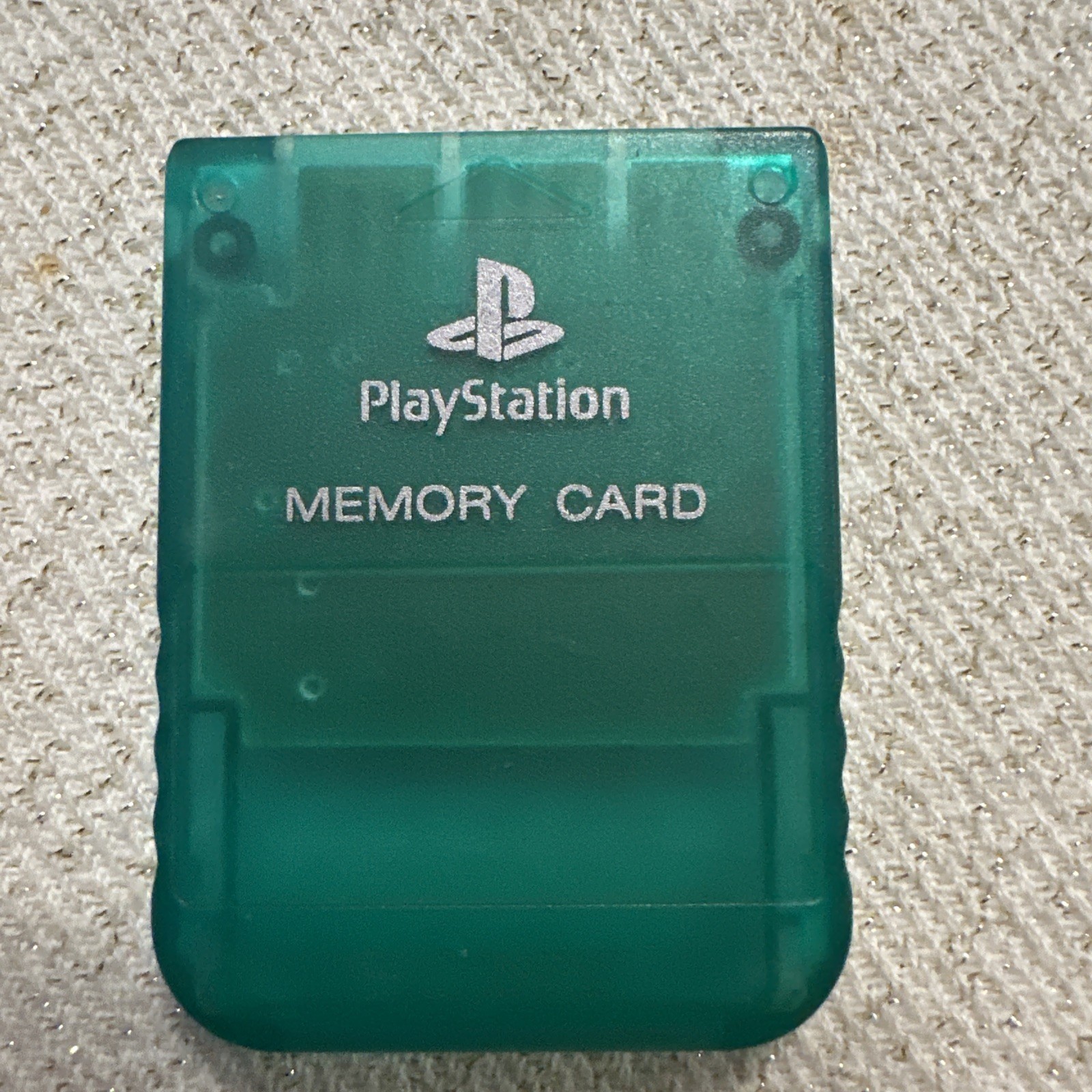 Sony PlayStation Memory Card OEM Clear Green