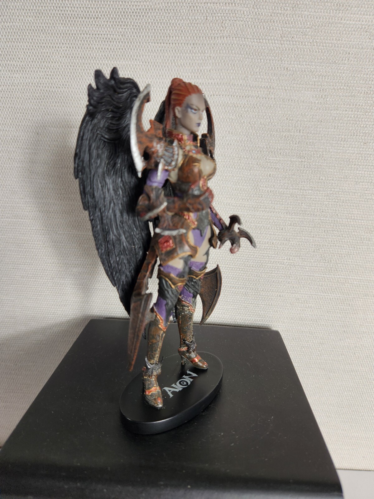 Aion Avia Figure Limited Collectors Edition Winged Asmodian Daeva Missing Weapon