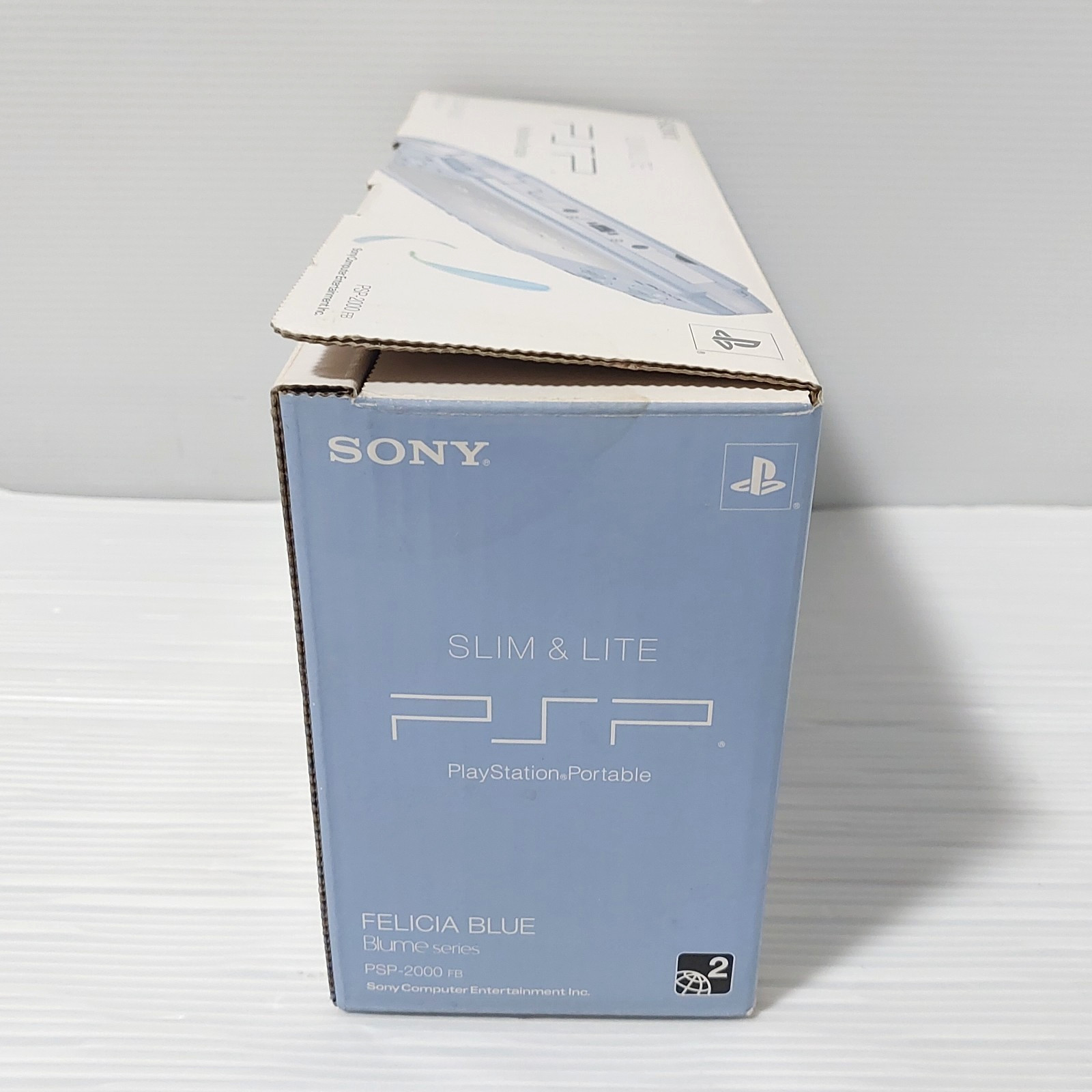 Sony PSP 2000 Felicia Blue Console with box 4GB Tested Import Japan