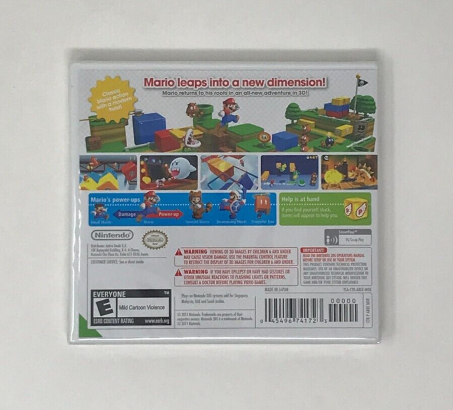 Super Mario 3D Land World Edition Nintendo 3DS Brand New & Factory Sealed!