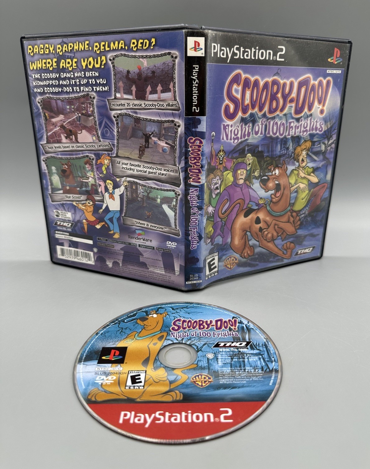 Scooby-Doo! Night of 100 Frights (Sony PlayStation 2, 2002) No Manual