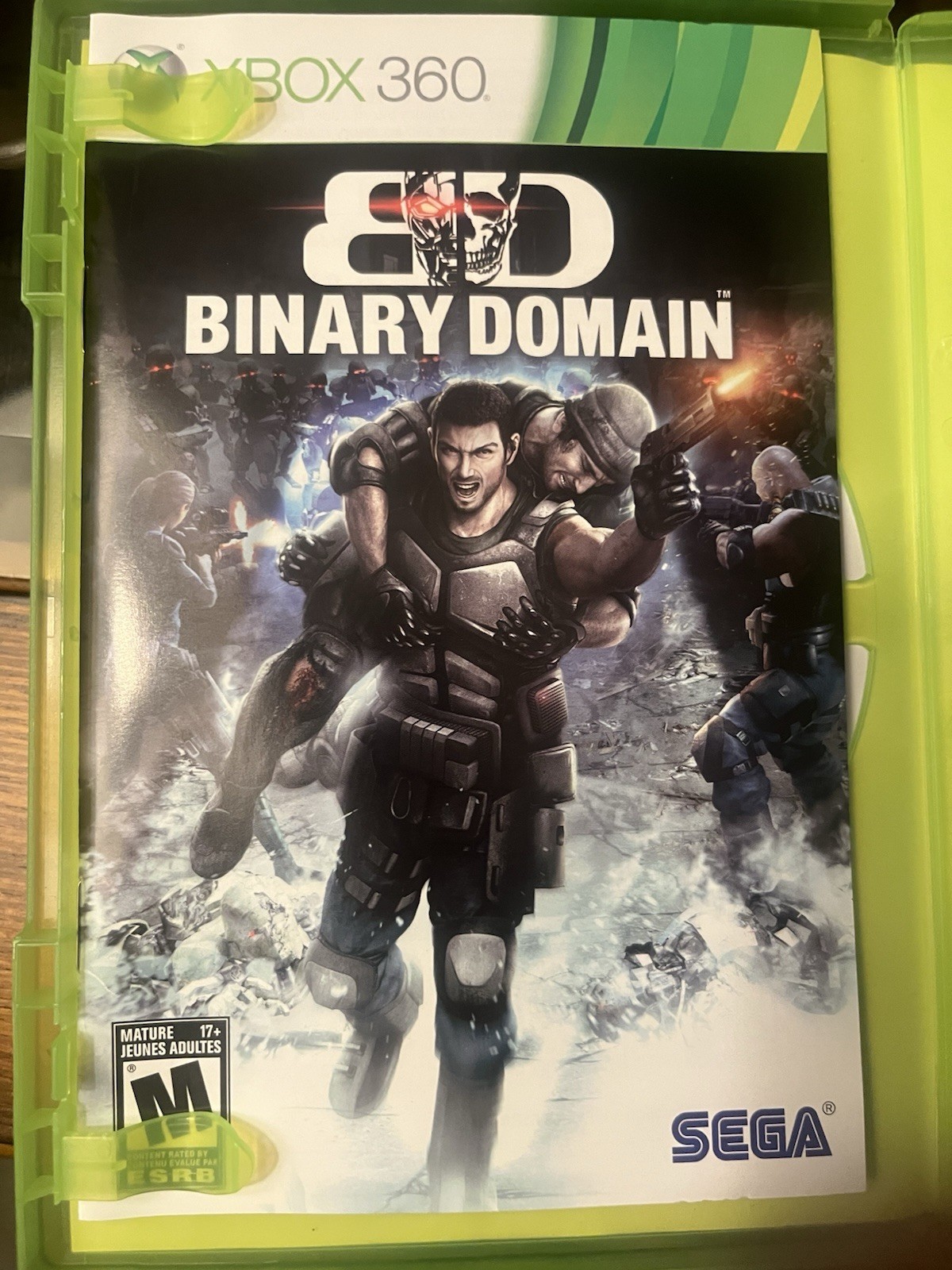 Microsoft Xbox 360 Binary Domain CIB See Pics