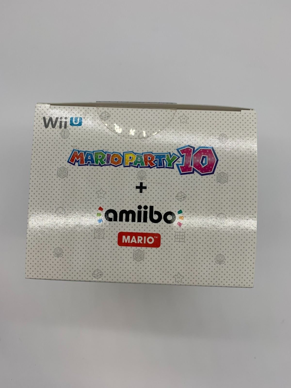 Mario Party 10 + Mario amiibo with Large Box (Wii U, 2015)