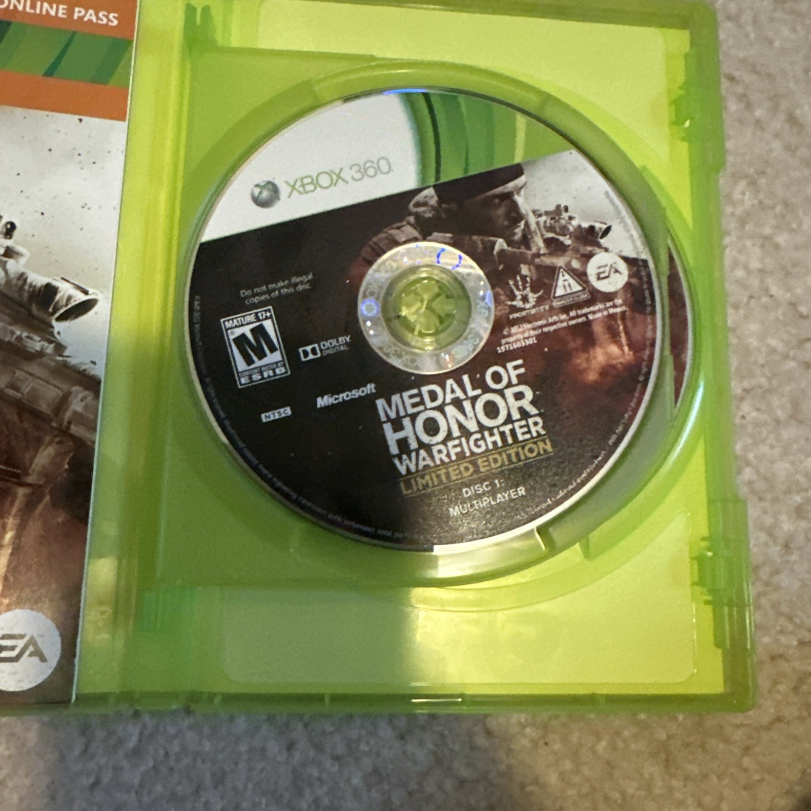 Medal of Honor War Fighter – Microsoft Xbox 360 CIB Tested