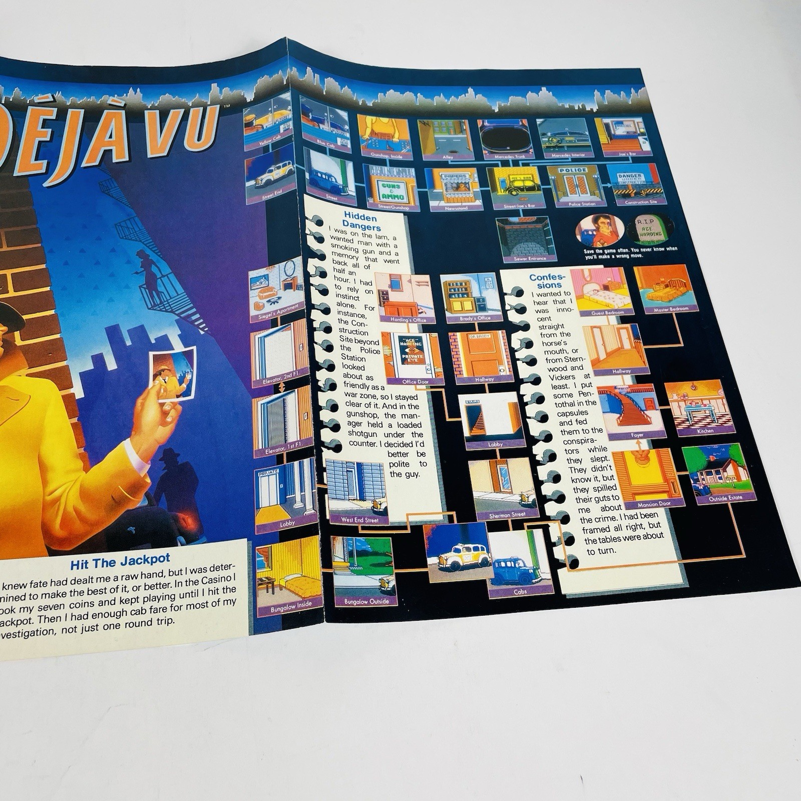 Bart Simpson vs. The Space Mutants and Deja vu Nintendo Power Poster 1990