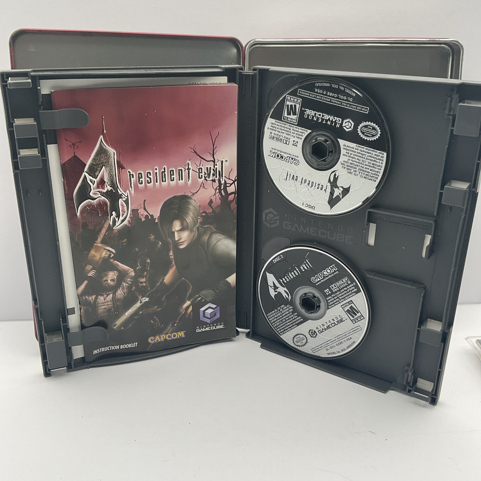 Resident Evil 4: GameStop Exclusive (GameCube)Tested & Complete + Bonus Disc|CIB