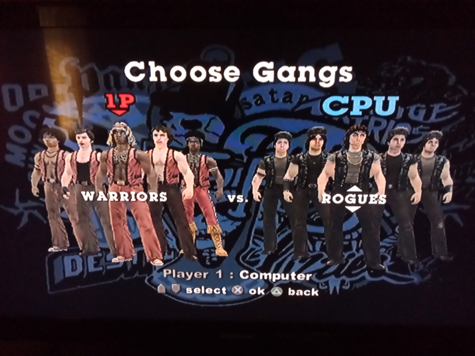 PS2 The Warriors Memory Card All Characters Unlocked and Maps , No Game