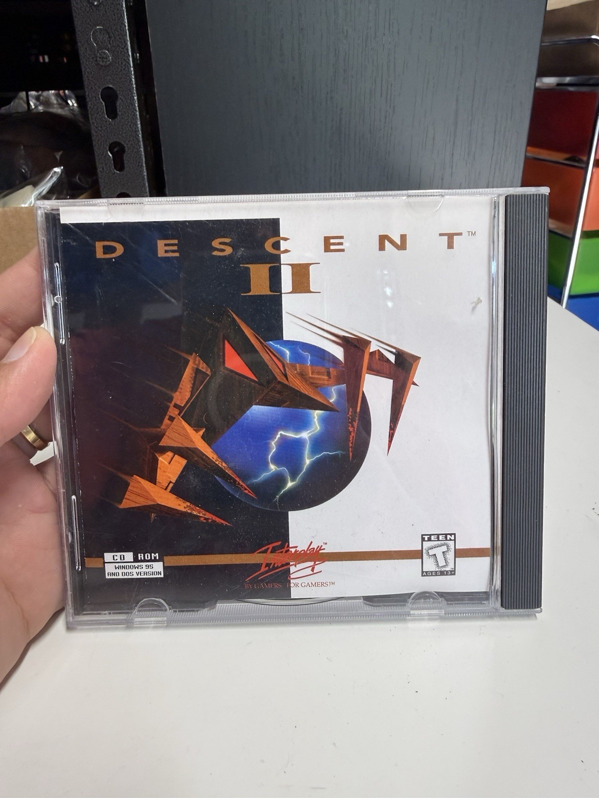 Descent 2 II for Windows PC 1996 CD ROM Interplay