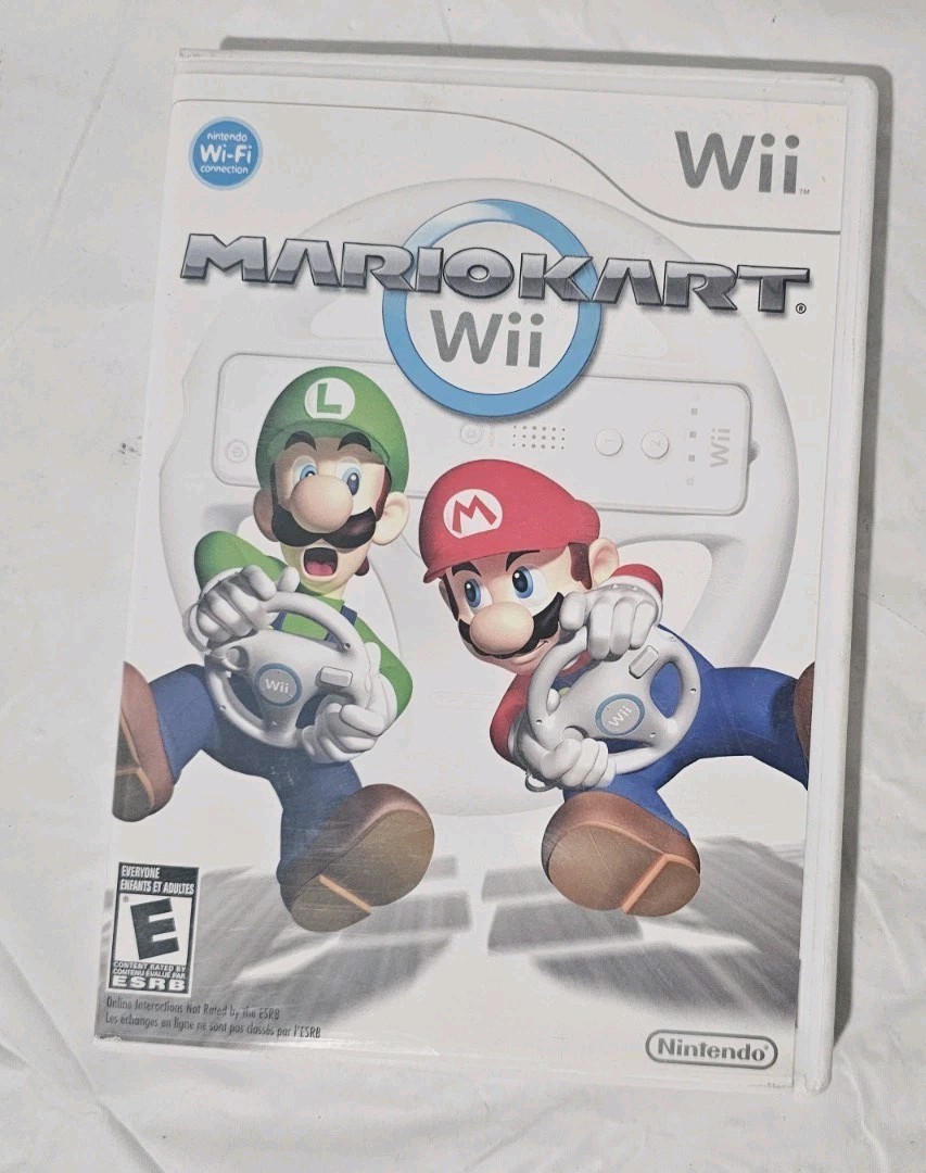 CIB Nintendo Mario Kart Wii Nintendo Wii NTSC-U/C E 2008 Multiplayer Manual