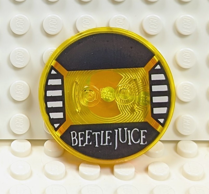 Genuine LEGO Dimensions Beetlejuice NFC Toy tag base (from LEGO set #71349)
