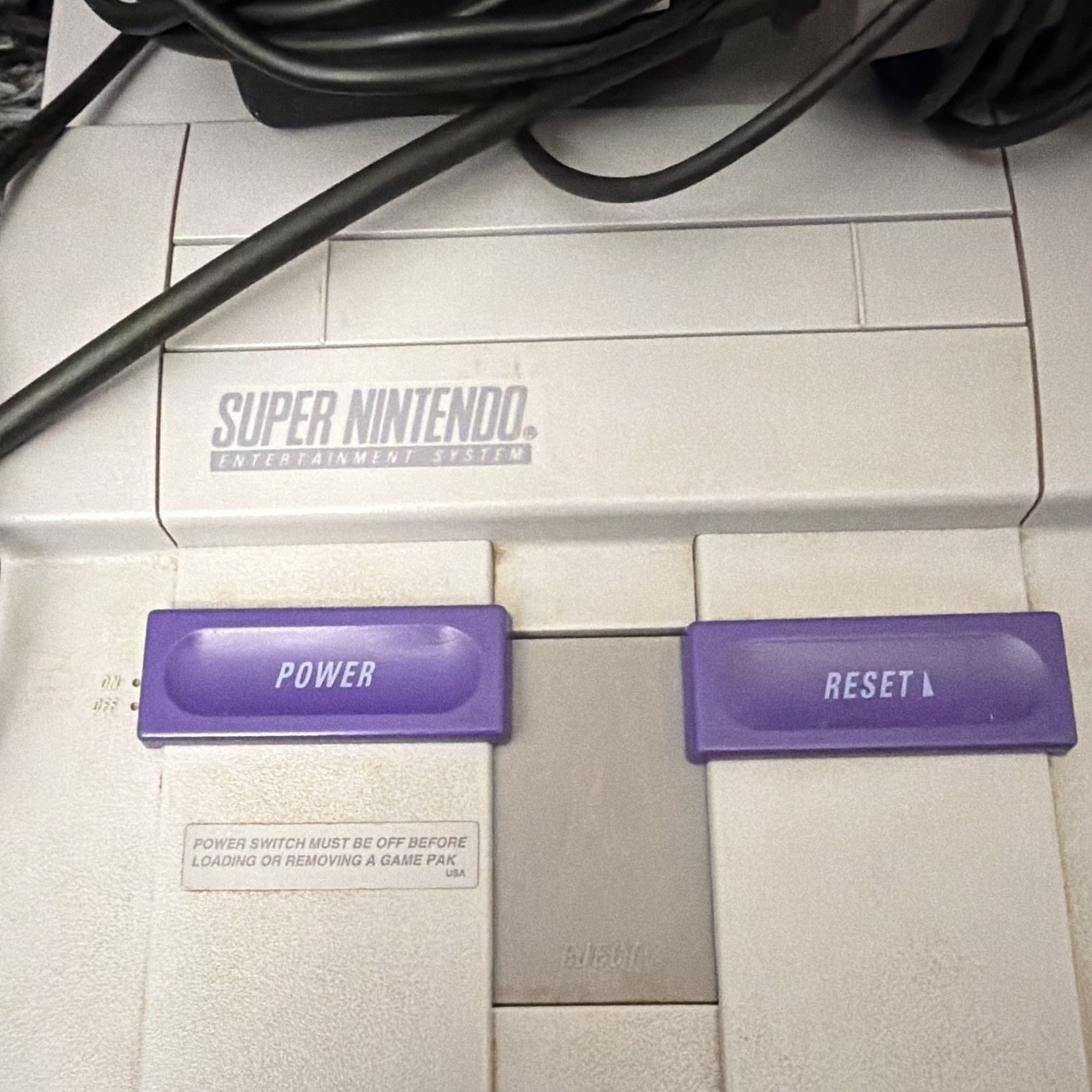 Nintendo SNES Console w/ Controllers & Power Adapter