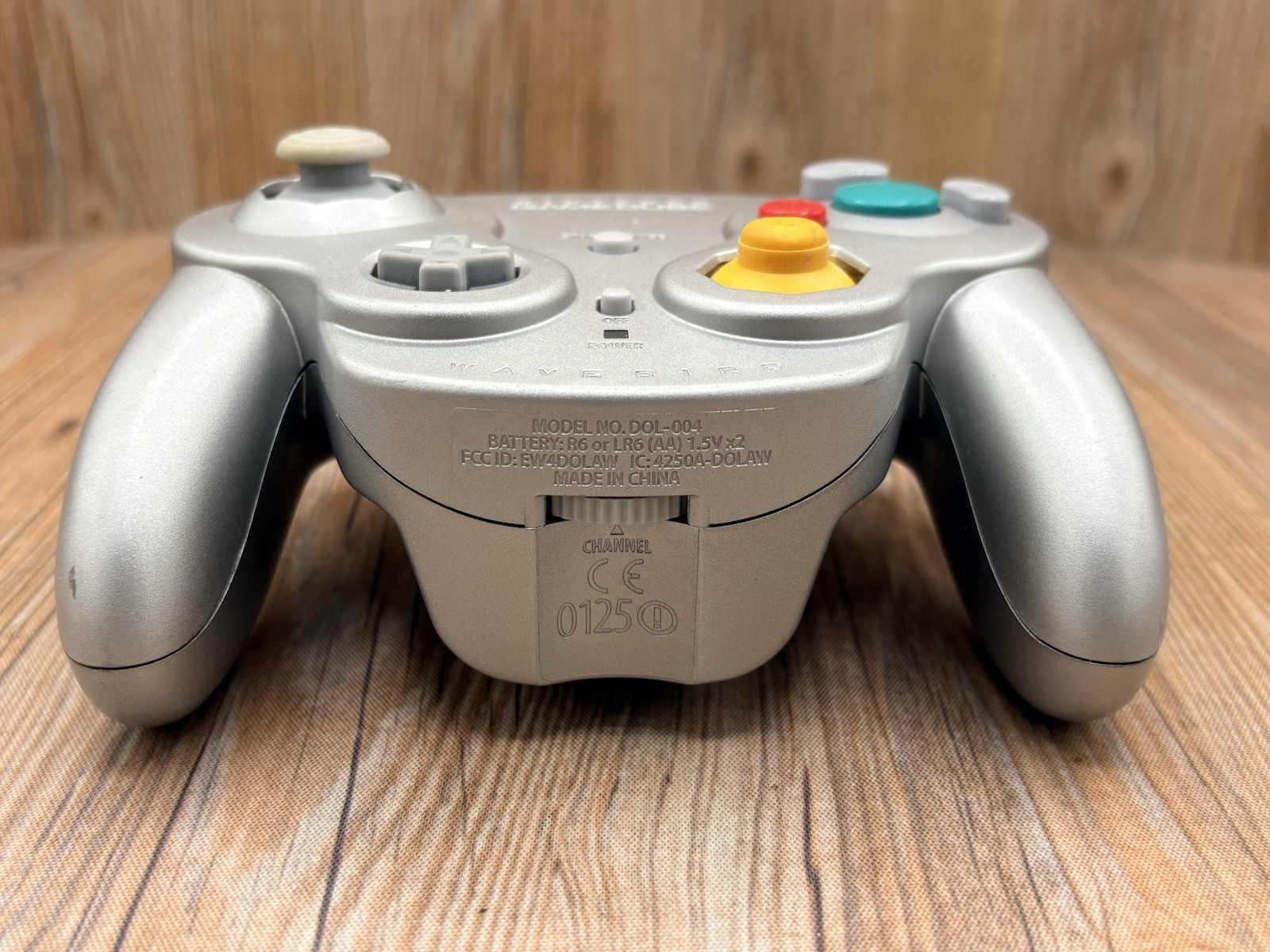 Nintendo GameCube WaveBird Wireless Controller Platinum Silver DOL-004 No Dongle