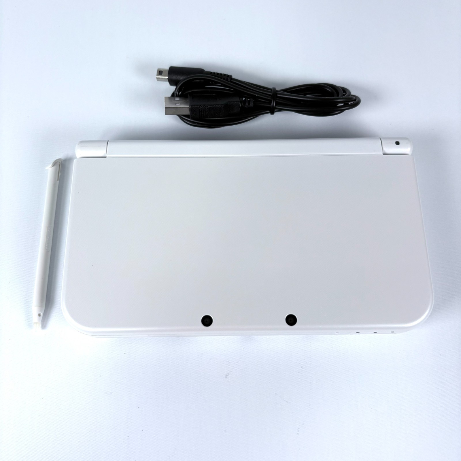 [Bottom IPS] new Nintendo 3DS XL LL Pearl White NTSC-J Japan [Excellent]