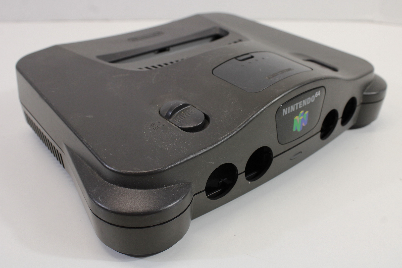Nintendo 64 N64 Black Charcoal Gray Console Used OEM Replacement Shell Japan #14