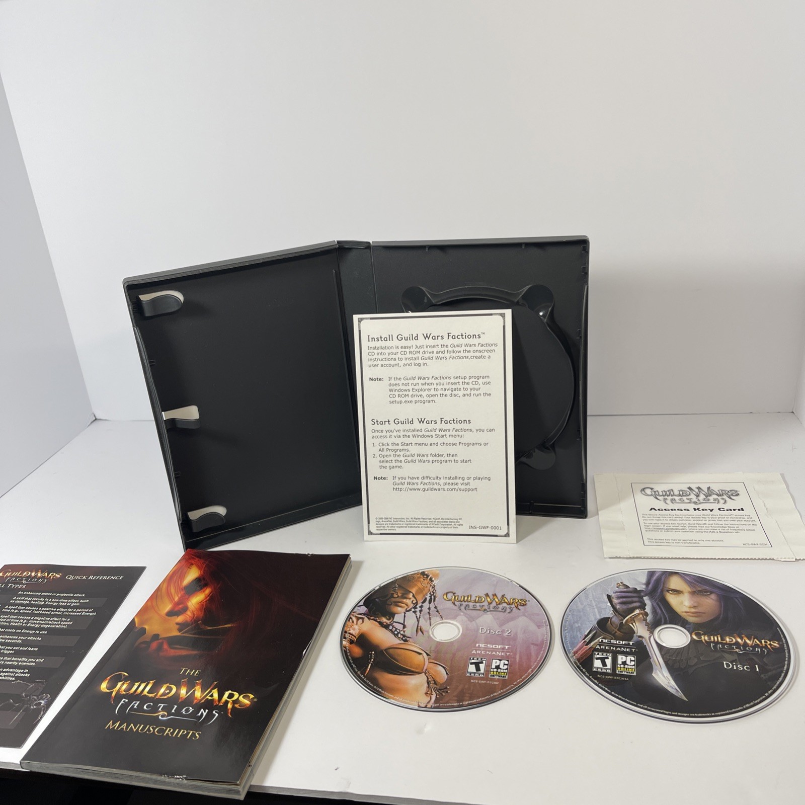 2 Guild Wars PC CD-ROM Factions And Nightfall