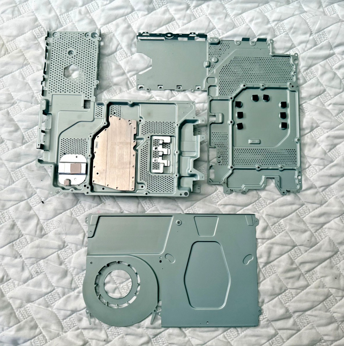 OEM Sony PlayStation 4 PS4 SLIM Heatsink METAL PLATES Housing Part Fits CUH-2015