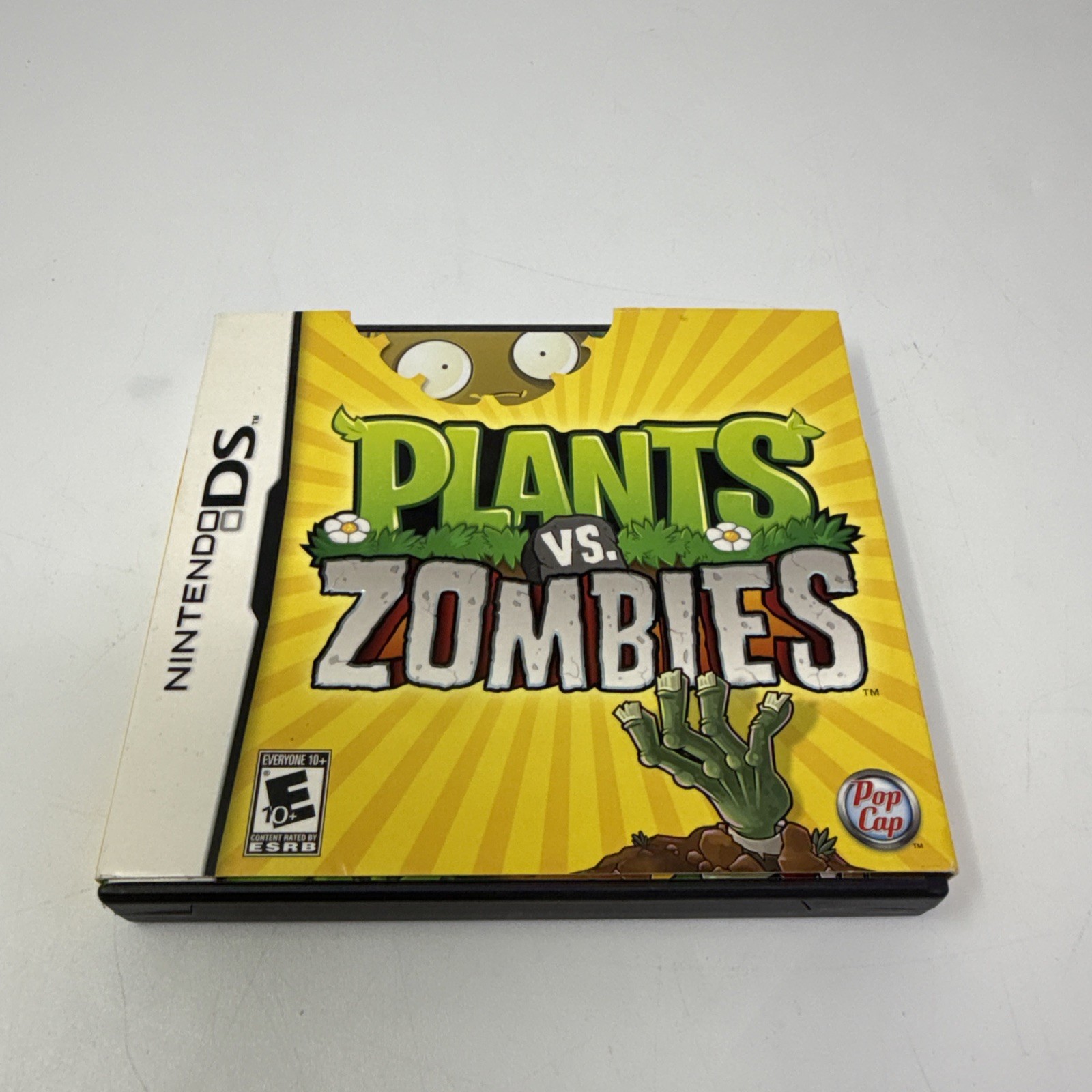 Plants vs. Zombies Nintendo DS Case, Manual, Outer Sleeve Only – NO GAME