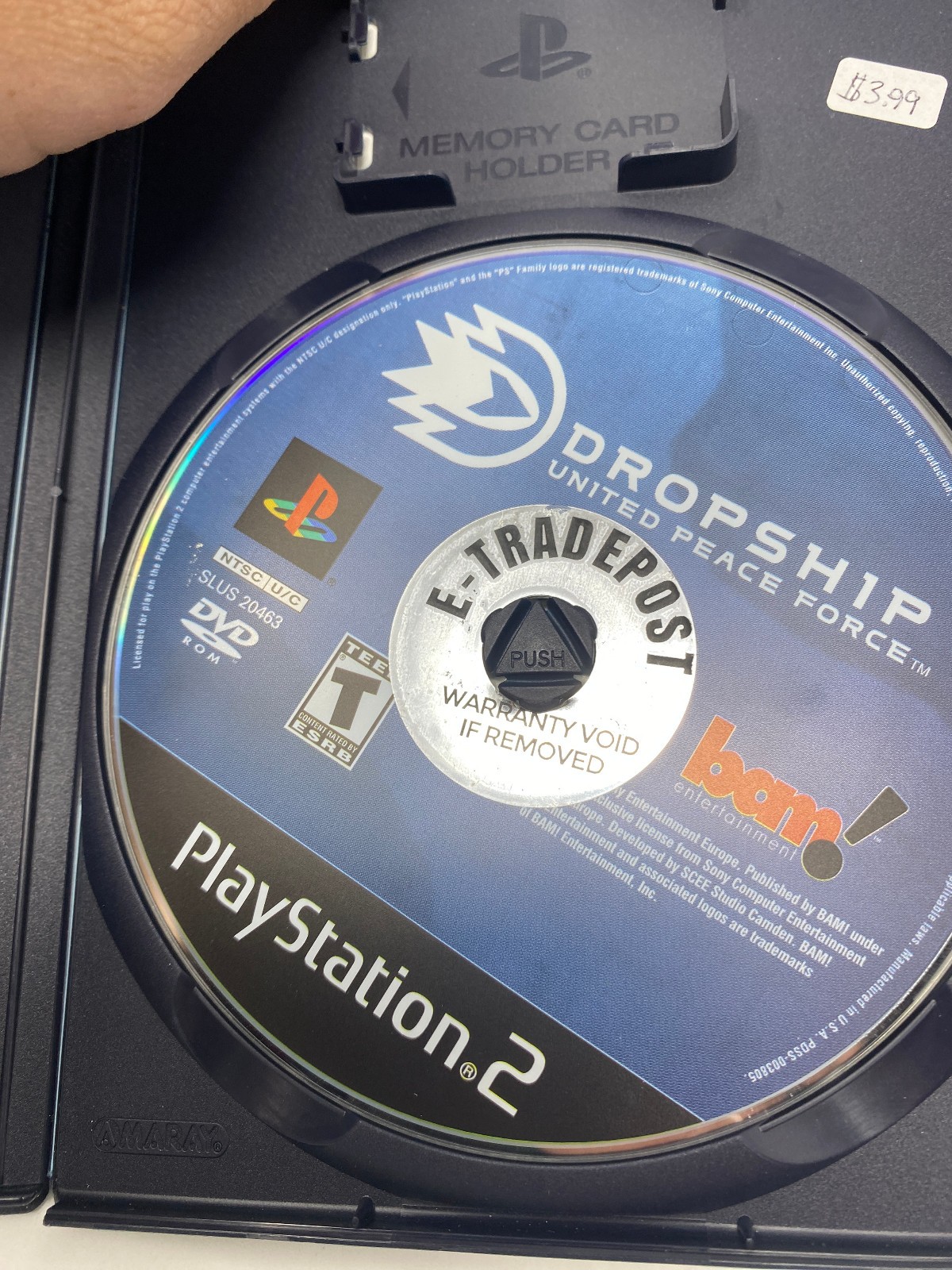 Dropship United Peace Force PS2 (Sony PlayStation 2, 2002) CIB w/ Manual TESTED