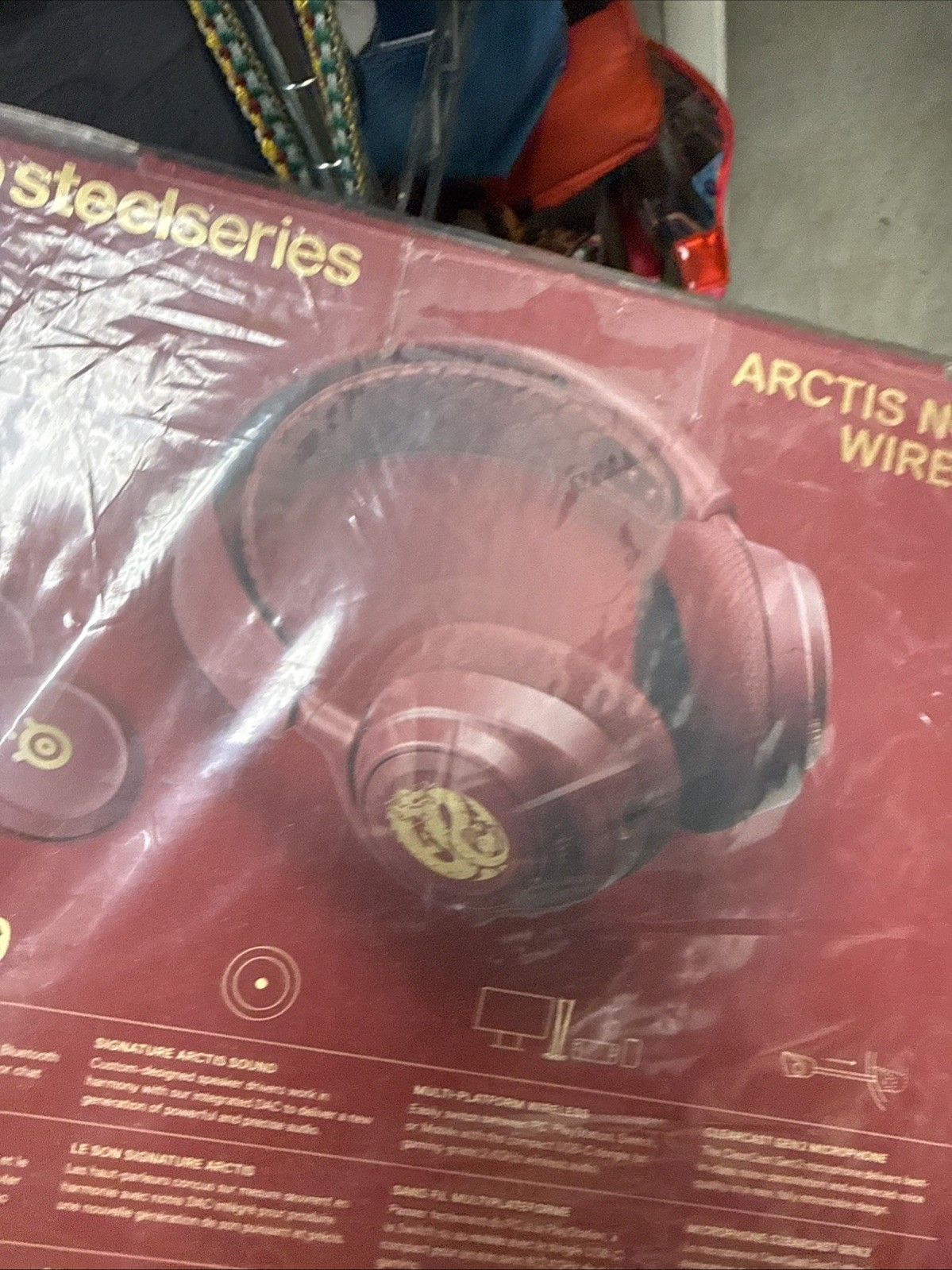 Steel Series Arctis Nova 7 Wireless Bluetooth Limited Edition Dragon, Red