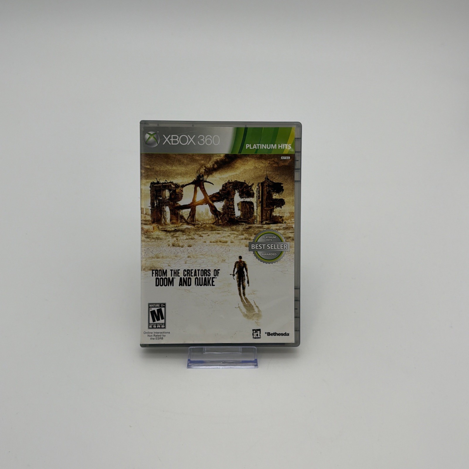 Rage (Microsoft Xbox 360, 2011) CIB Complete Tested Working Free Ship